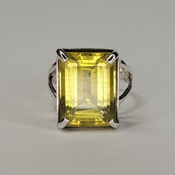 Lori Bonn Citrine Gemstone Sterling Silver Ring, Size 8 - Picture 2 of 10